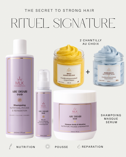 Rituel Signature | Shampoing + Masque + Sérum + 2 Chantilly